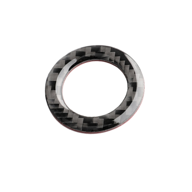 Car Carbon Fiber One-button Start Decorative Sticker for Infiniti Q50 / Q60 2014-2020, One-button Start