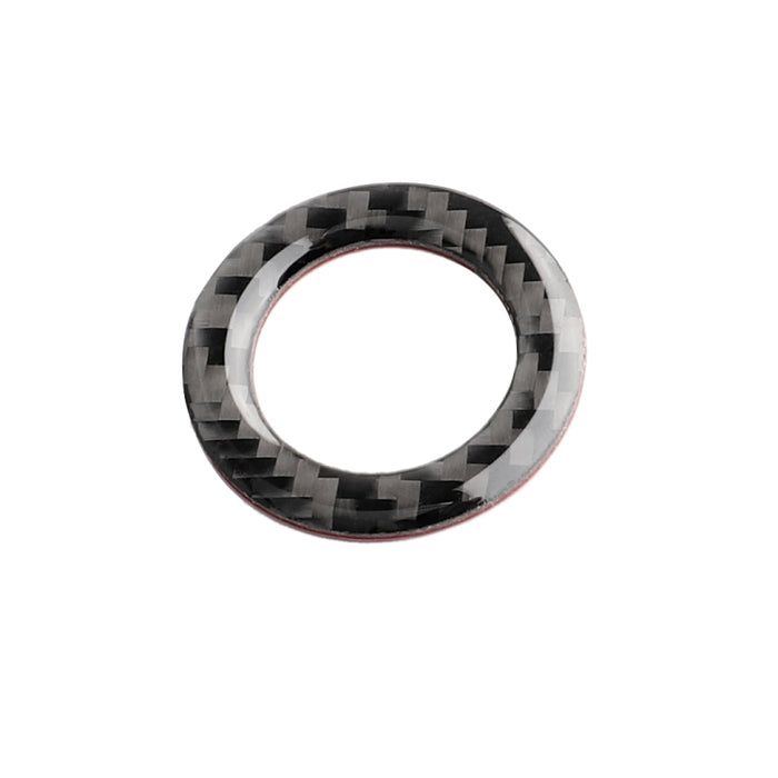 Car Carbon Fiber One-button Start Decorative Sticker for Infiniti Q50 / Q60 2014-2020, One-button Start