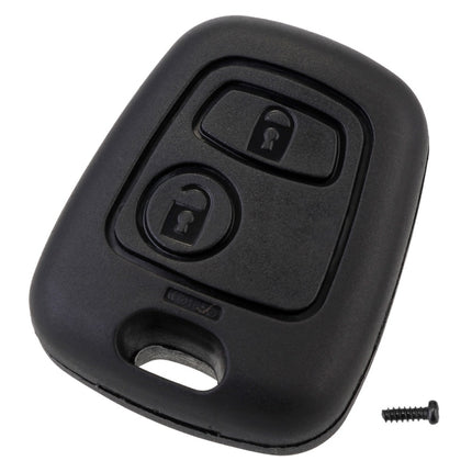 2 PCS Car 307 Mouth Remote Control Key Case Cover for PSA Peugeot Citroen