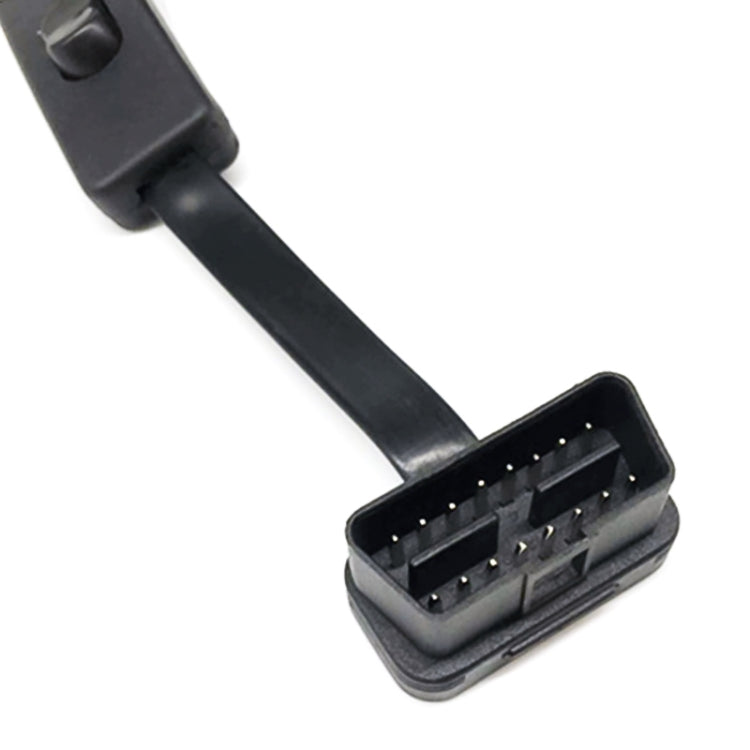 Car OBD Extended Diagnostic Tool OBD2 16PIN to DB9 Serial RS232 Cable with Switch, OBD Extended Diagnostic Tool