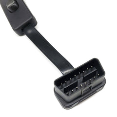 Car OBD Extended Diagnostic Tool OBD2 16PIN to DB9 Serial RS232 Cable with Switch, OBD Extended Diagnostic Tool