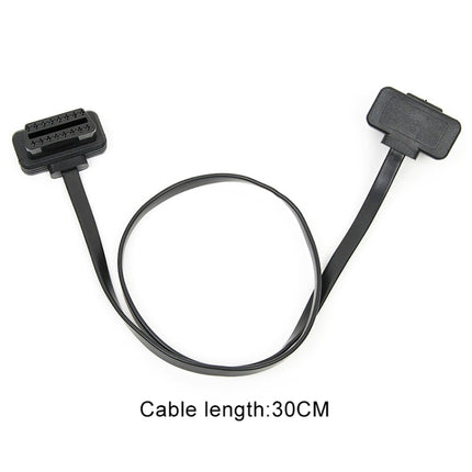 16PIN Car OBD Diagnostic Extended Cable OBD2 Male to Female Cable, Cable Length: 30cm, 30cm