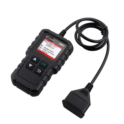 Launch Creader CR3001 Car Color Screen Code Reader OBD2 Fault Detector Diagnostic Tool, Launch Creader CR3001
