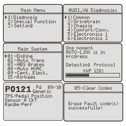 Vag505A Car Mini Code Reader VAG professional Fault Detector Diagnostic Tool