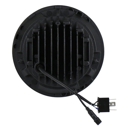 2 PCS 7 inch DC12V 6000K-6500K 50W Car LED Headlight Cree Lamp Beads for Jeep Wrangler / Harley, Support APP + Bluetooth Control, DC12V 6000K-6500K 50W