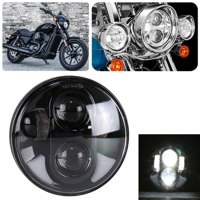 5.75 inch DC12V 6000K-6500K 40W Car LED Headlight for Harley, 5.75 inch, 40W