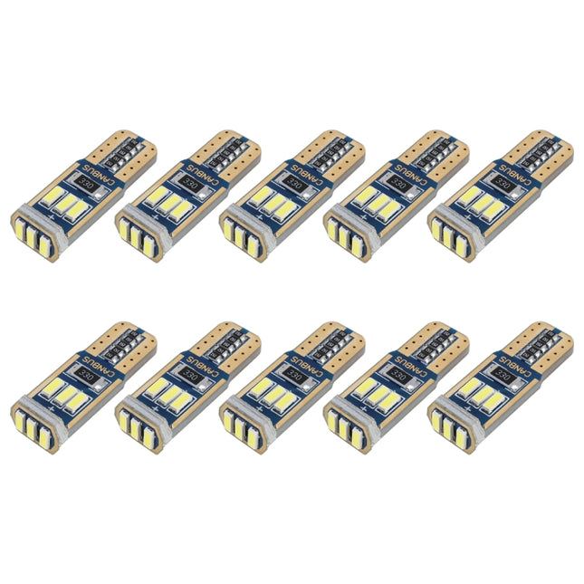 10 PCS T10 DC12V / 1.7W / 6000K / 110LM 9LEDs SMD-4014 Car Clearance Light, with Decoder