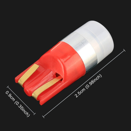 10 PCS T10 / W5W / 168 / 194 DC12V / 0.6W 1LEDs SMD-3030 Car Clearance Light
