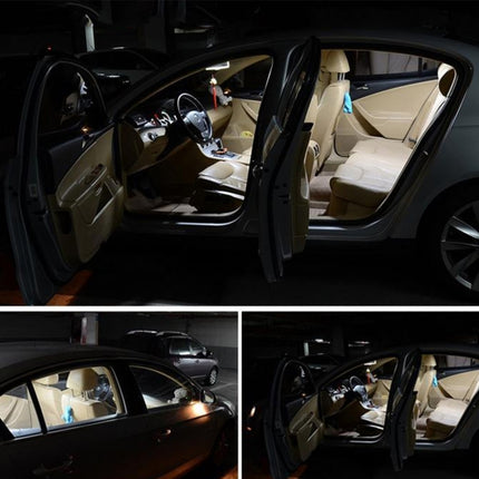 2 PCS 36mm DC12V / 2.5W / 6000K / 170LM 6LEDs SMD-3030 Car Reading Lamp Dome Light