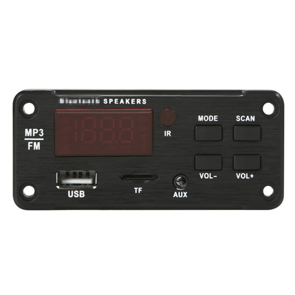 Car 12V Color Screen Display Bluetooth 5.0 Audio MP3 Player Decoder Board FM Radio TF Card USB 3.5mm AUX, with Remote Control