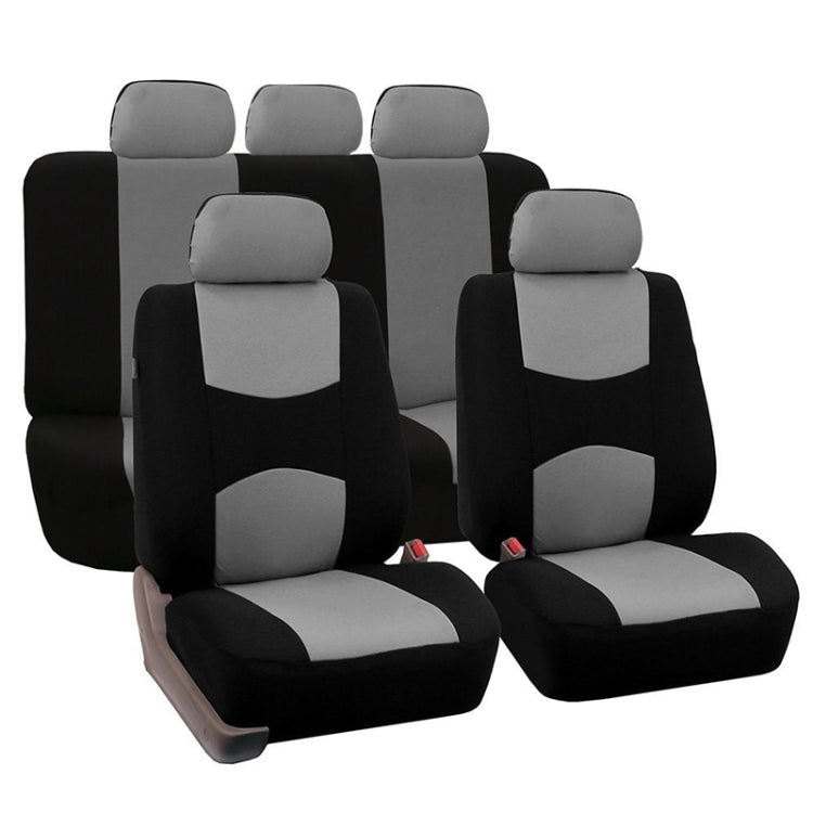 9 in 1 Universal Four Seasons Anti-Slippery Cushion Mat Set for 5 Seat Car, Style:Ordinary, Ordinary Style, Beige, Ordinary Style