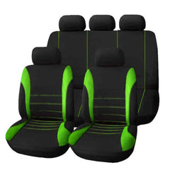 9 in 1 Universal Four Seasons Anti-Slippery Cushion Mat Set for 5 Seat Car, Style: Stitches, Stitches Style