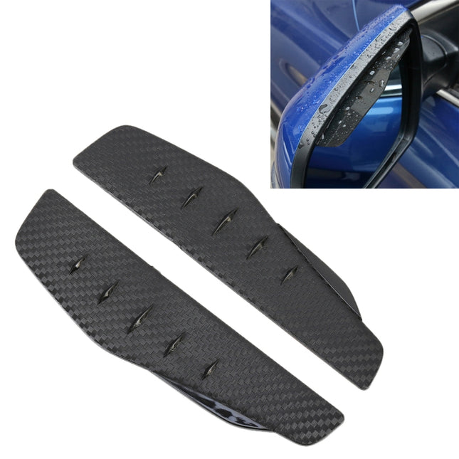 1 Pair 3R-2156 Universal Car Rearview Mirror Rain Blades Mirror Eyebrow Rain Cover