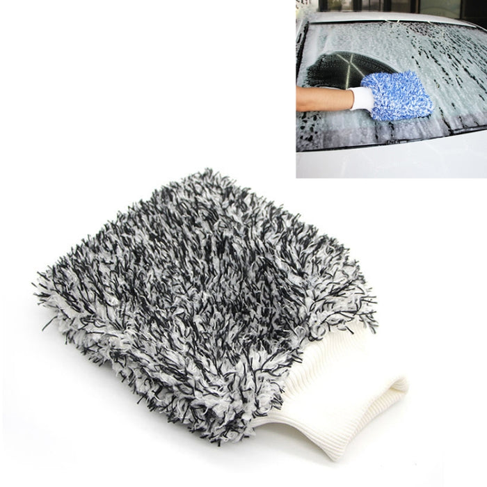 Microfiber Dusting Mitt Car Window Washing Cleaning Cloth Duster Towel Gloves