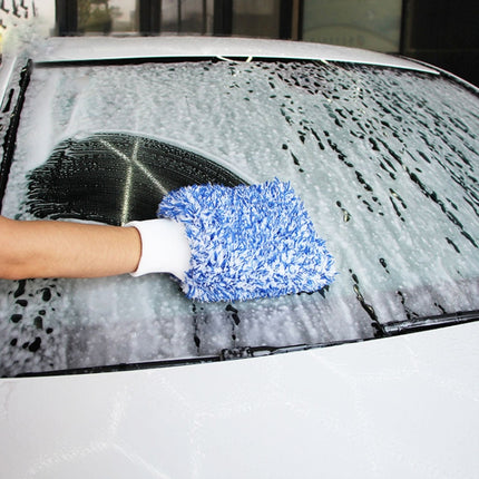 Microfiber Dusting Mitt Car Window Washing Cleaning Cloth Duster Towel Gloves