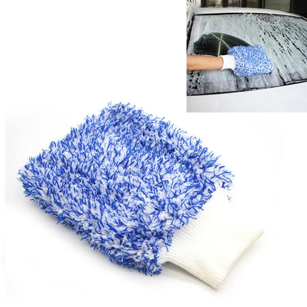 Microfiber Dusting Mitt Car Window Washing Cleaning Cloth Duster Towel Gloves