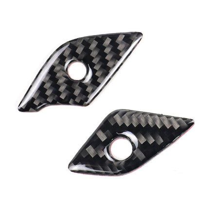 4 in 1 Car Carbon Fiber Steering Wheel Button Decorative Sticker for Cadillac xt5 2016-2017, Left and Right Drive Universal, For Cadillac xt5 2016-2017