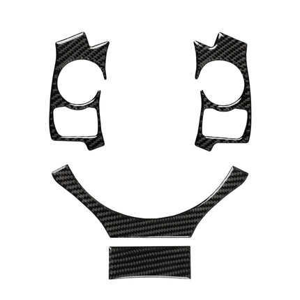 4 in 1 Car Carbon Fiber Steering Wheel Button Decorative Sticker for Lexus IS250 NX200 200t 300h, Left and Right Drive Universal, For Lexus IS250 NX200 200t 300h(B)