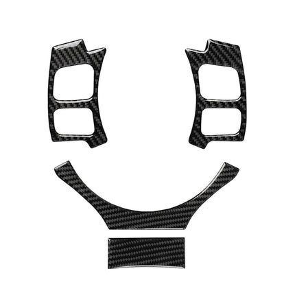 4 in 1 Car Carbon Fiber Steering Wheel Button Decorative Sticker for Lexus IS250 NX200 200t 300h, Left and Right Drive Universal, For Lexus IS250 NX200 200t 300h