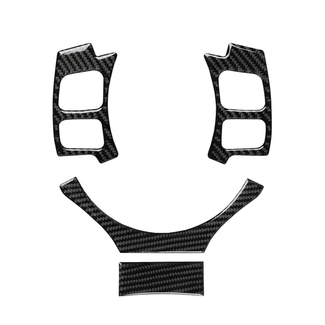 4 in 1 Car Carbon Fiber Steering Wheel Button Decorative Sticker for Lexus IS250 NX200 200t 300h, Left and Right Drive Universal, For Lexus IS250 NX200 200t 300h