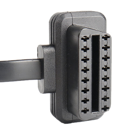 16PIN Car Ultra-thin OBD Diagnostic Extended Cable OBD2 Cable with Switch, 16PIN 3 in 1