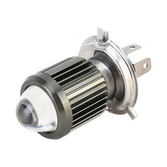 H4 DC12-80V / 10W / 6000K / 3000K / 800LM Bicolor Motorcycle Headlights with Projector Lens