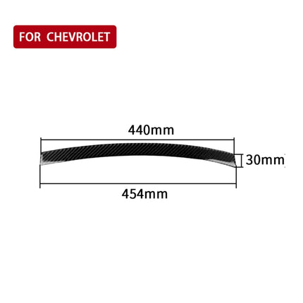 Car Carbon Fiber Dashboard Decorative Stripe for Chevrolet Cruze 2009-2015, Right Drive