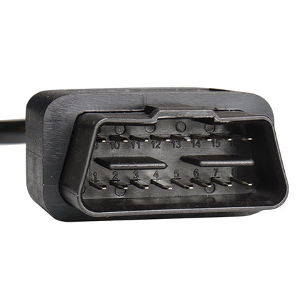 16PIN Male OBD Cable Opening Line OBD 2 Extension Cable for Car Diagnostic Scanner, Cable Length: 100cm
