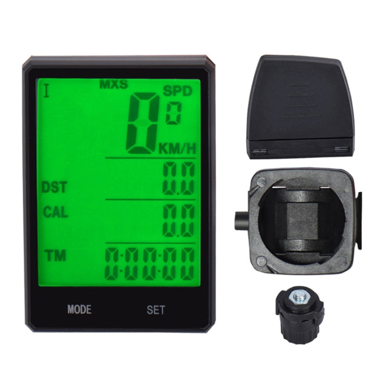 2.8 inch English Wireless Waterproof Cycle Computer LCD Odometer Speedometer, Wireless