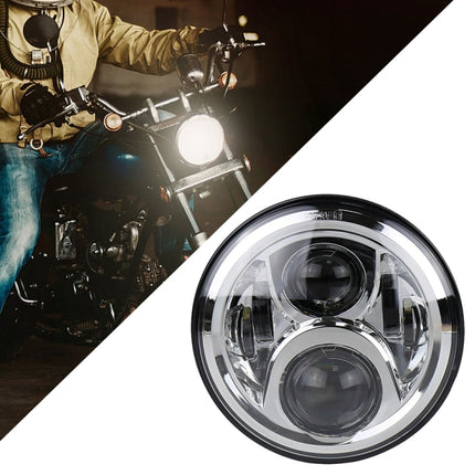 7 inch Round LED Motorcycle Headlight Modified Spotlight for Honda, For Honda, For Honda Silver
