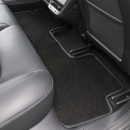 3 in 1 Car Velvet Foot Mat for Tesla Model 3 before 2021, for Tesla Model 3 before 2021