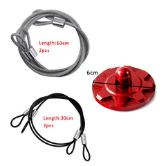 XH-6049 Car Universal Modified Racing Punch-free Aluminum Engine Hood Lock Cover