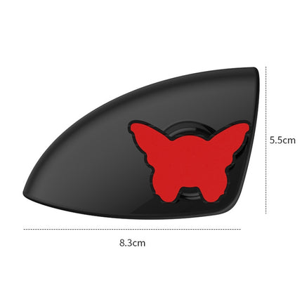 3R-151 3 in 1 Car Rearview Auxiliary Blind Spot Mirror Rear View 146 Front Wheel Mirror for Left Side, 3 in 1 Black Left