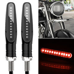 2 PCS D12V / 1W Motorcycle LED Waterproof Side Lights Turn Signal Light