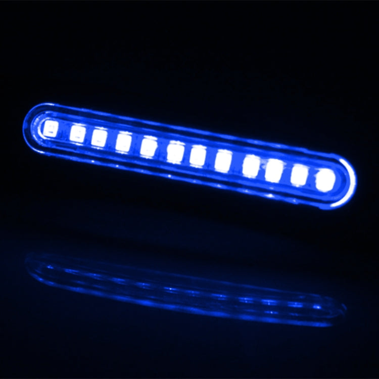 2 PCS D12V / 1W Motorcycle LED Waterproof Dynamic Blinker Side Lights Flowing Water Turn Signal Light