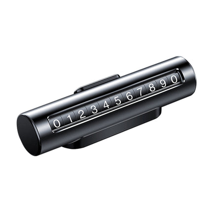 Car Metal Roller Creative Temporary Parking Card Parking Number Card