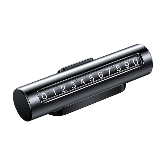 Car Metal Roller Creative Temporary Parking Card Parking Number Card