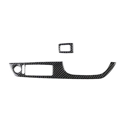 2 in 1 Carbon Fiber Car Right Driving Lifting Panel Decorative Sticker for BMW E92 2005-2012, For BMW
