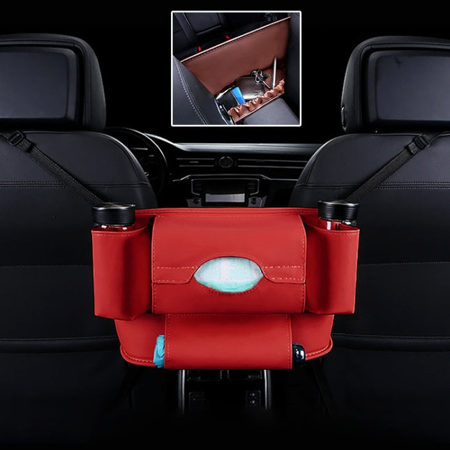 Car Front Seat Hanging Bag Paper Towel / Water Cup Storage Bag, Paper Towel / Water Cup (Red), Paper Towel / Water Cup (Wine Red), Paper Towel / Water Cup (Brown), Paper Towel / Water Cup (Black), Paper Towel / Water Cup, Paper Towel / Water Cup (Beige)