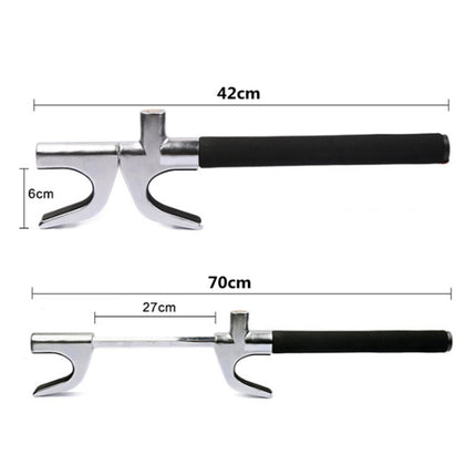 Car Adjustable Telescopic U Shape Steering Wheel Lock Anti-theft, without Safety Hammer