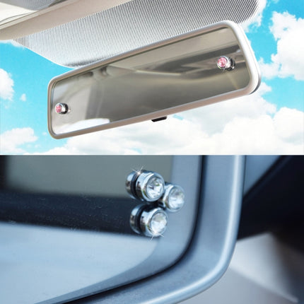 6 in 1 Car Diamond Sticker Set Personality Crystal Decoration