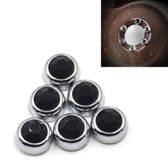 6 in 1 Car Diamond Sticker Set Personality Crystal Decoration
