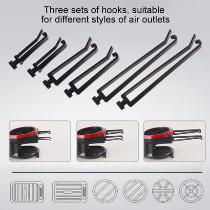 2 in 1 Car Air Outlet Magnetic Mount Beverage Cup Stand Phone Holder, 2 in 1 Phone Holder, 2 in 1 Phone Holder(Red)