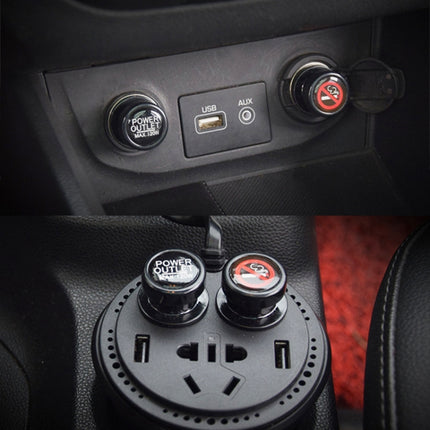 2 PCS / Set Car Cigarette Lighter Dust Cover Plug