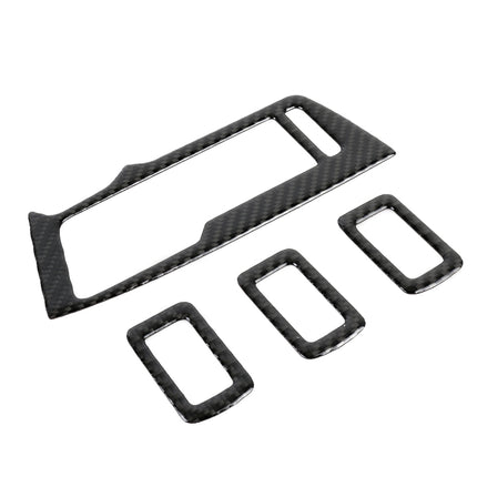 Car Carbon Fiber Window Glass Lifter Panel Decorative Sticker for Volkswagen Tiguan L 2019-2021, Window Glass Lifter