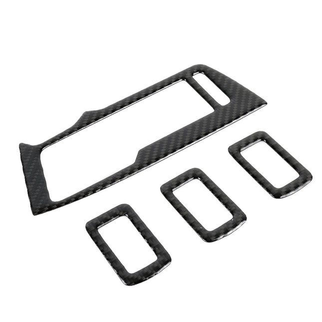 Car Carbon Fiber Window Glass Lifter Panel Decorative Sticker for Volkswagen Tiguan L 2019-2021, Window Glass Lifter