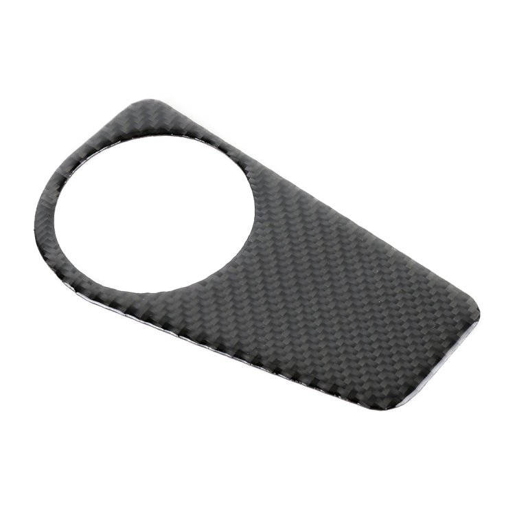 Car Carbon Fiber Headlight Switch Panel Decorative Sticker for Volkswagen Tiguan L, Low Configuration
