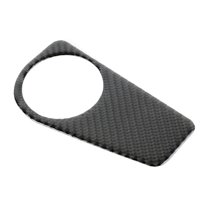 Car Carbon Fiber Headlight Switch Panel Decorative Sticker for Volkswagen Tiguan L 2019-2021, Low Configuration