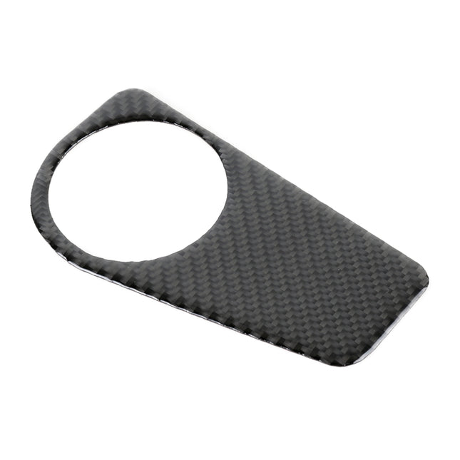 Car Carbon Fiber Headlight Switch Panel Decorative Sticker for Volkswagen Tiguan L 2019-2021, Low Configuration