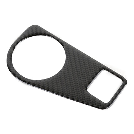 Car Carbon Fiber Headlight Switch Panel Decorative Sticker for Volkswagen Tiguan L 2019-2021, High Configuration, Headlight Switch, High Configuration
